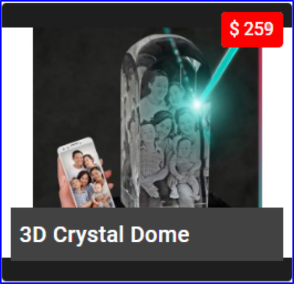 3D Crystal Dome